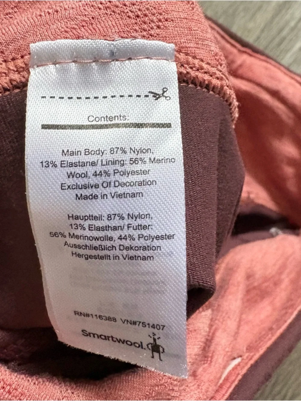 Smartwool Merino Sport Bike Short - Picture 4 of 5